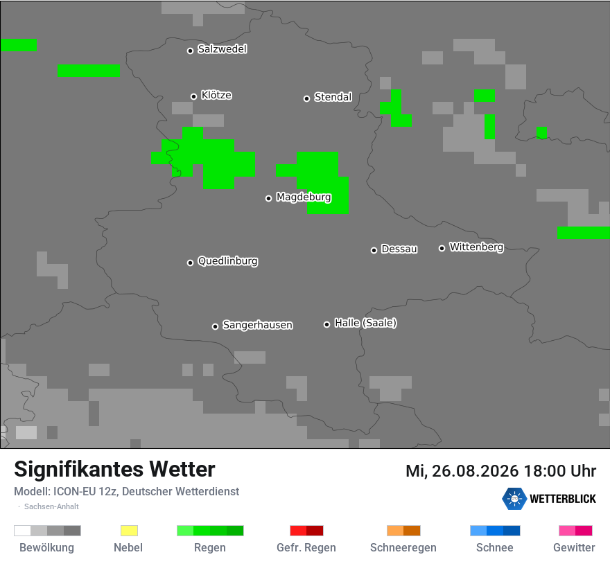 Modellkarte ICON-EU – ww – st