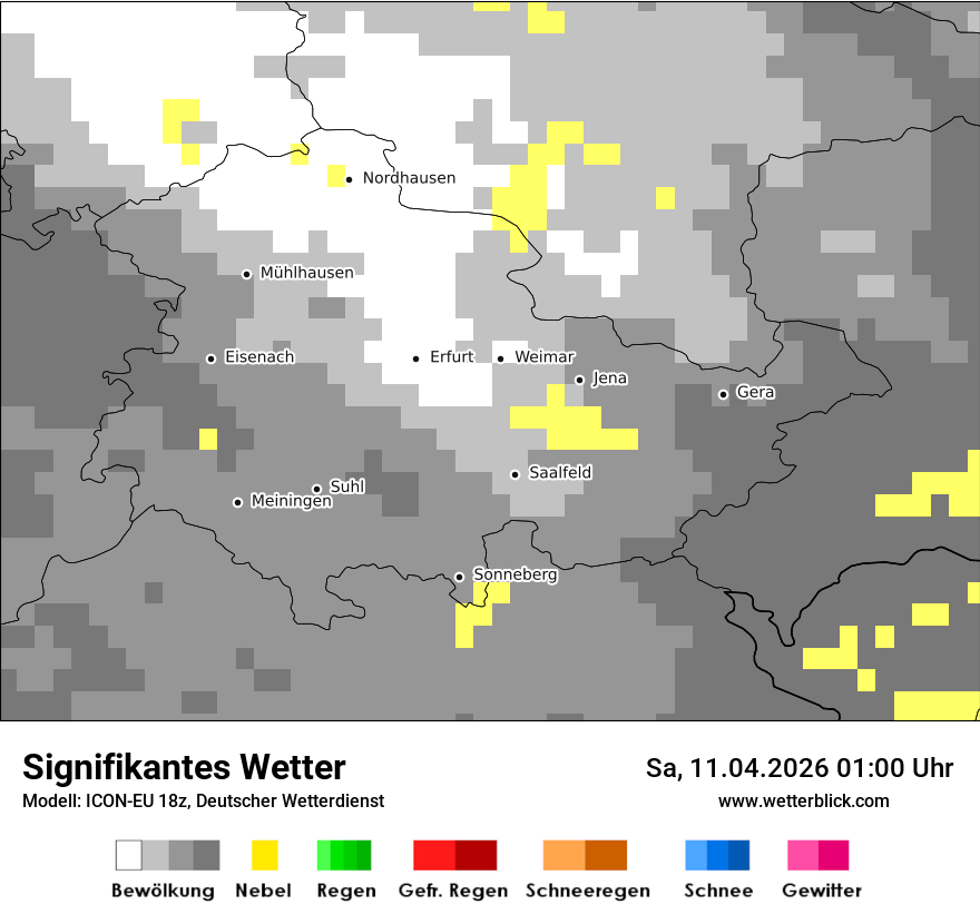 Modellkarte ICON-EU – ww – th