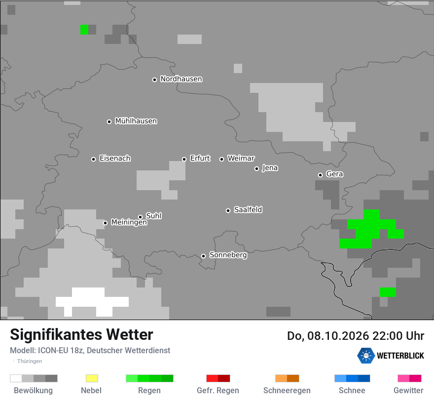 Modellkarte ICON-EU – ww – th