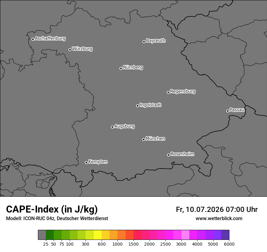 Modellkarte ICON-RUC – cape – by