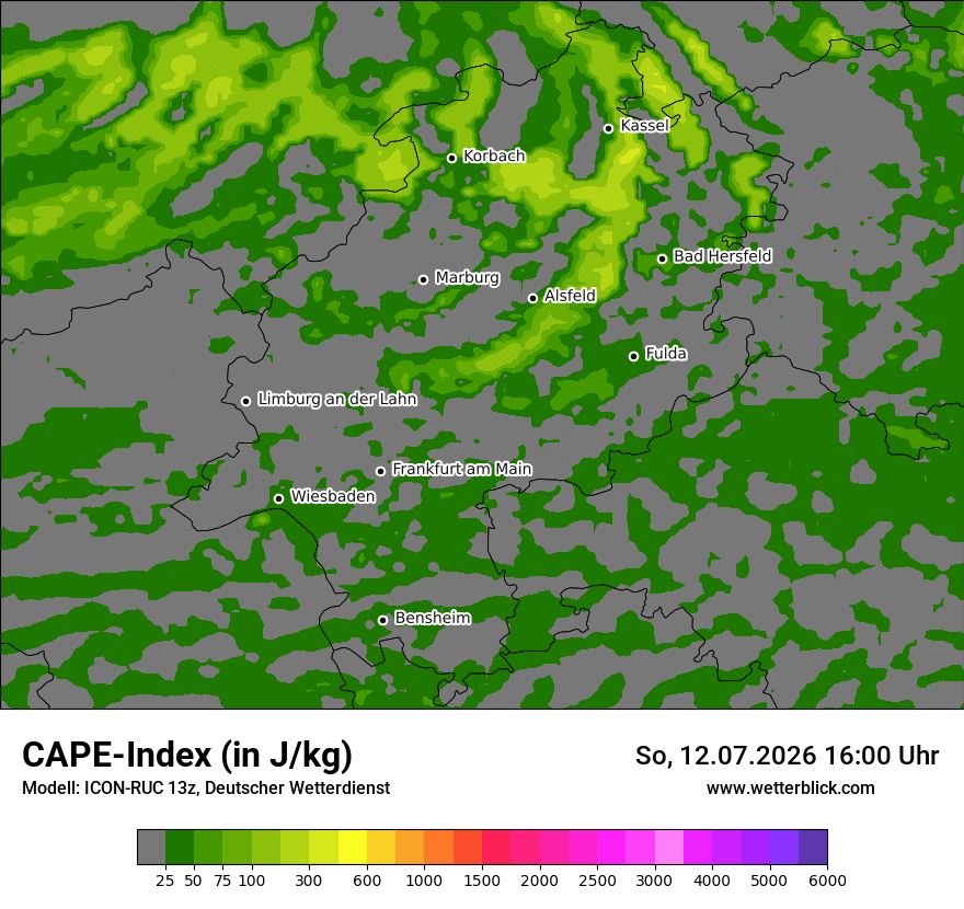 Modellkarte ICON-RUC – cape – he
