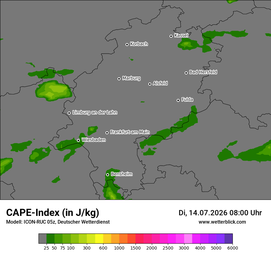 Modellkarte ICON-RUC – cape – he