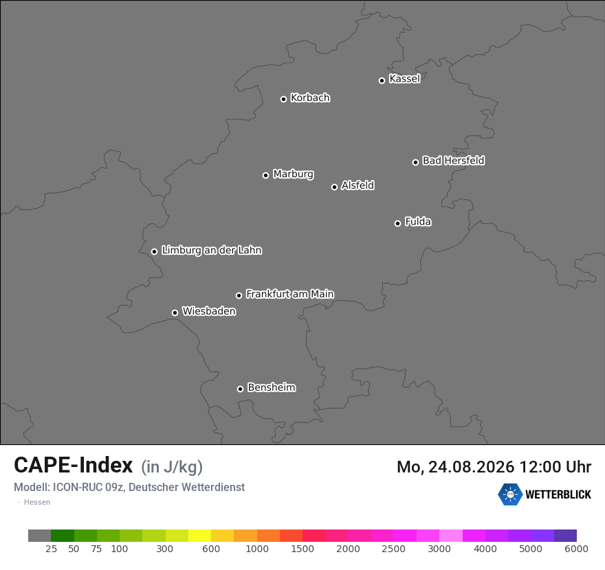 Modellkarte ICON-RUC – cape – he