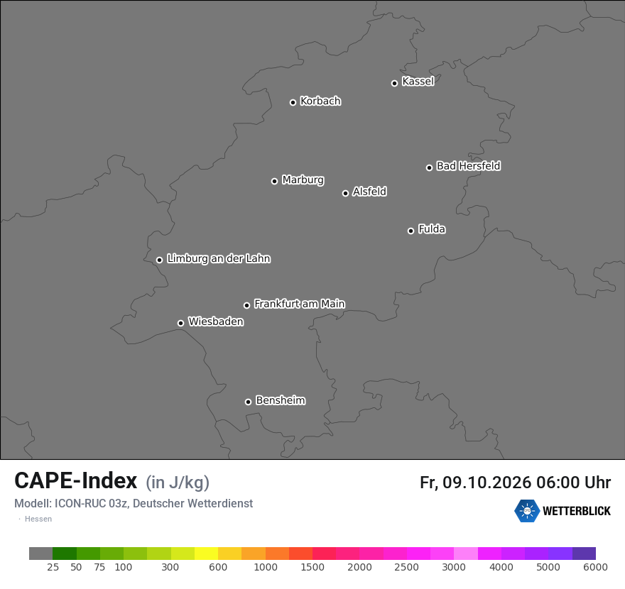 Modellkarte ICON-RUC – cape – he