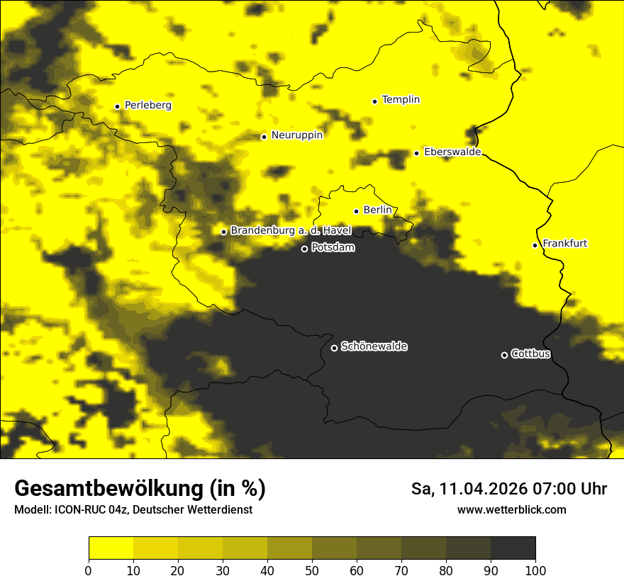 Modellkarte ICON-RUC – clct – bb