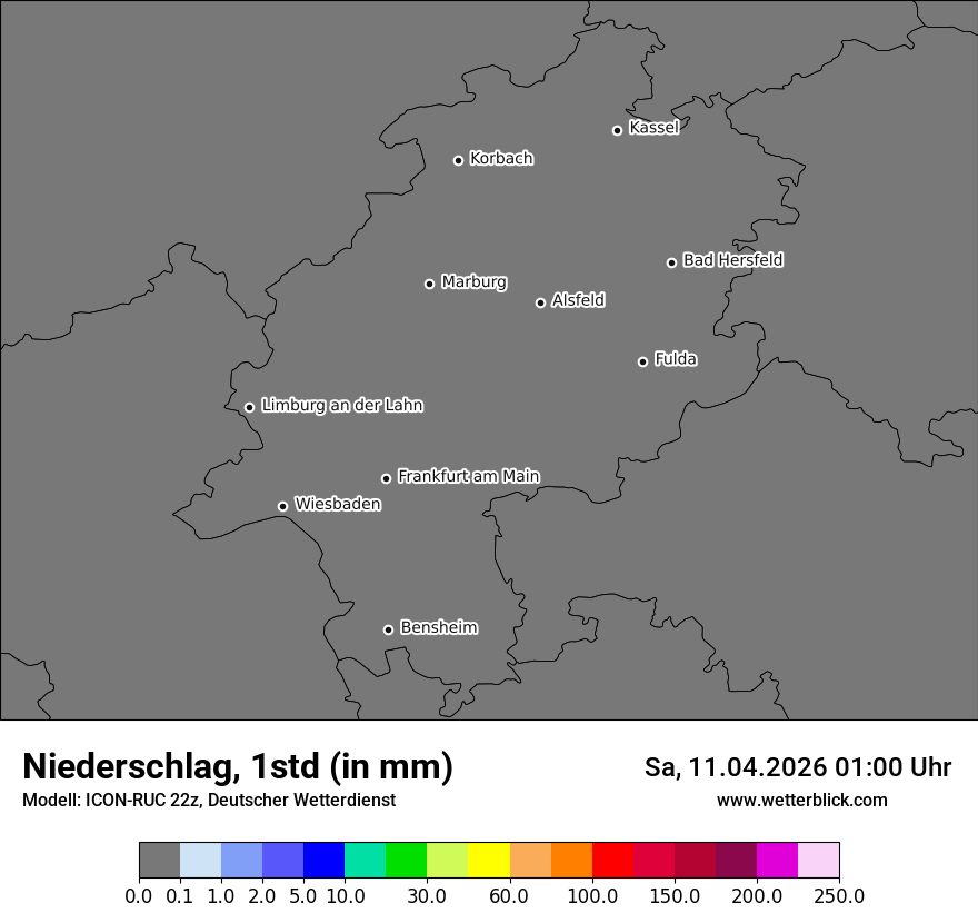 Modellkarte ICON-RUC – precip – he