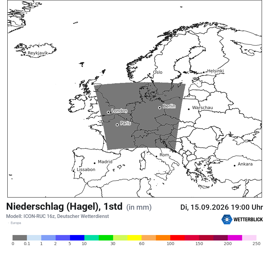 Modellkarte ICON-RUC – prg_gsp – europa