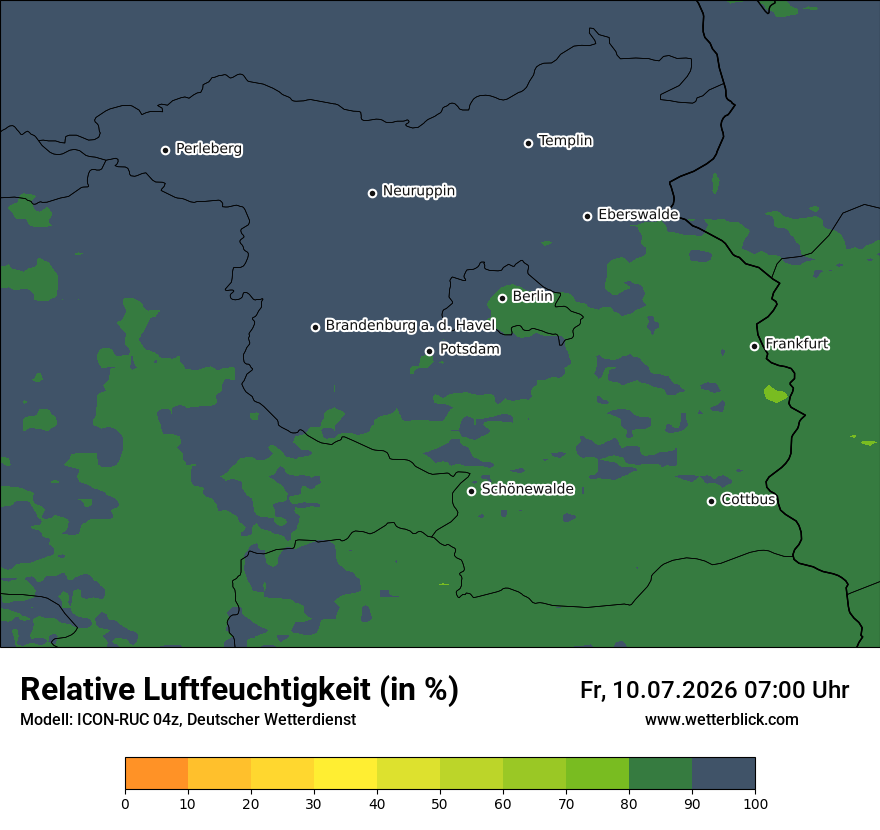 Modellkarte ICON-RUC – relhum – bb