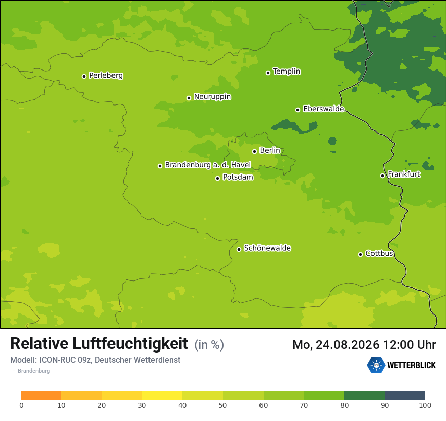 Modellkarte ICON-RUC – relhum – bb