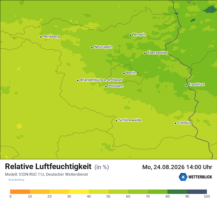 Modellkarte ICON-RUC – relhum – bb