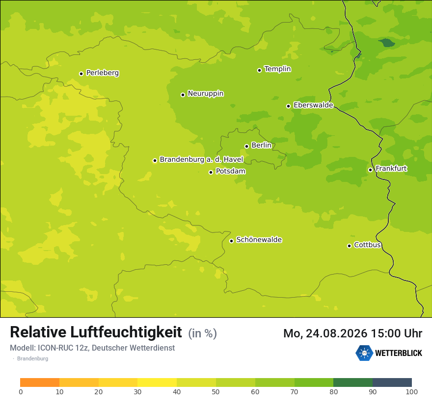 Modellkarte ICON-RUC – relhum – bb