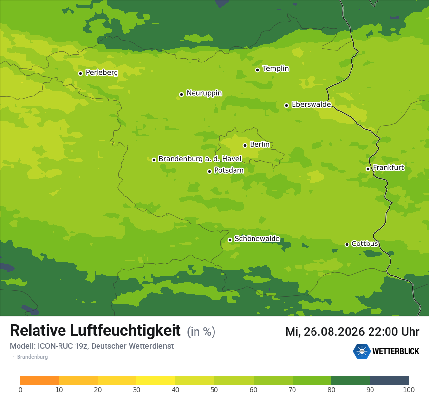 Modellkarte ICON-RUC – relhum – bb