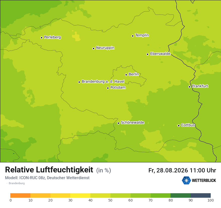 Modellkarte ICON-RUC – relhum – bb