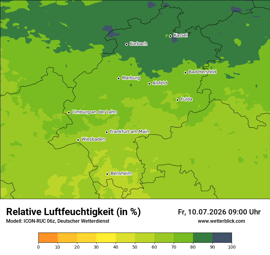Modellkarte ICON-RUC – relhum – he