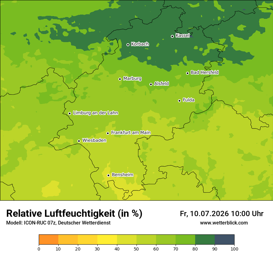 Modellkarte ICON-RUC – relhum – he