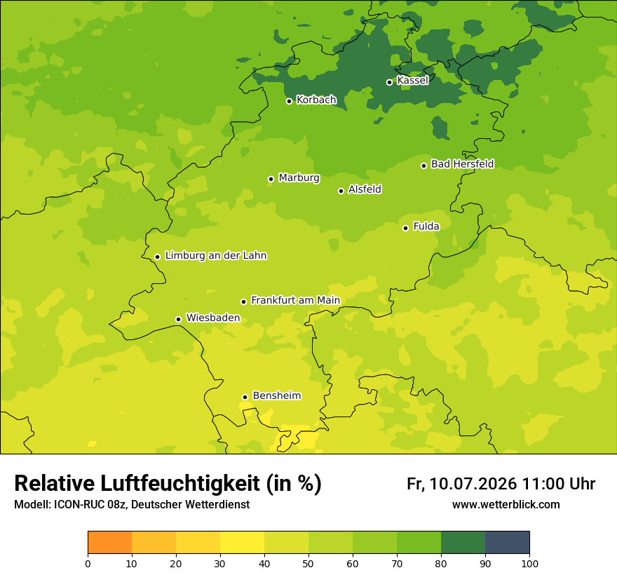 Modellkarte ICON-RUC – relhum – he