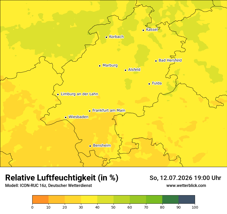 Modellkarte ICON-RUC – relhum – he