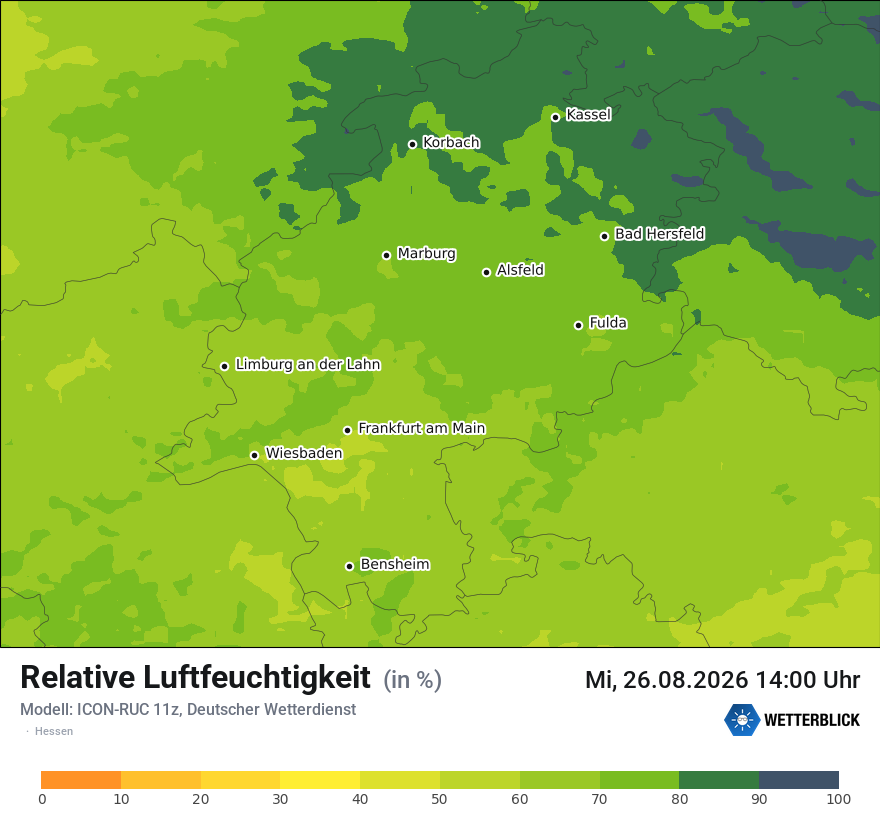 Modellkarte ICON-RUC – relhum – he