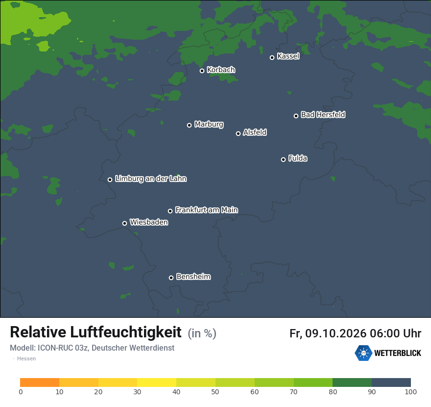 Modellkarte ICON-RUC – relhum – he