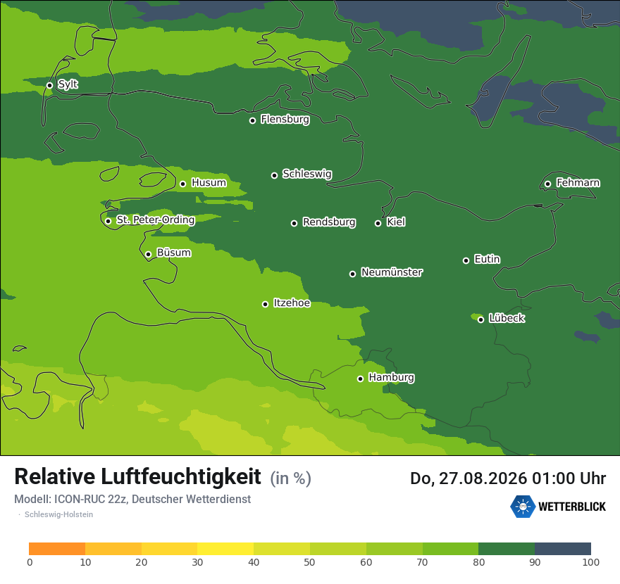 Modellkarte ICON-RUC – relhum – sh
