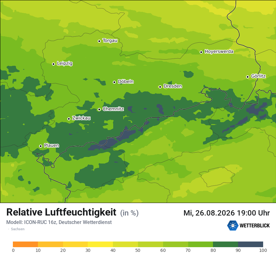 Modellkarte ICON-RUC – relhum – sn