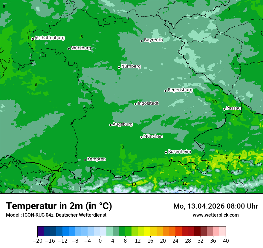 Modellkarte ICON-RUC – t2m – by