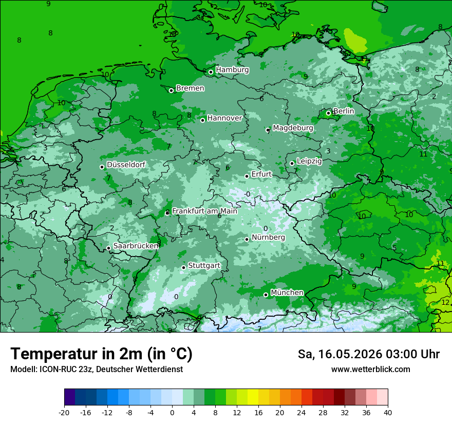 Wetterbild ICON-RUC