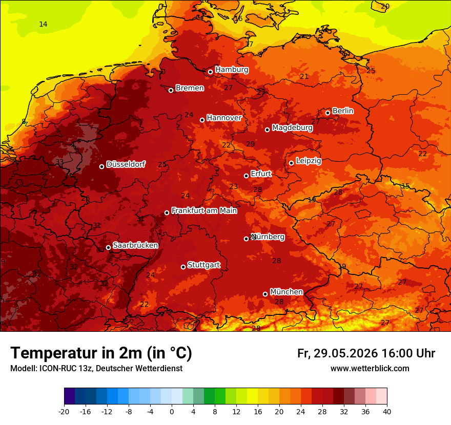 Wetterbild ICON-RUC