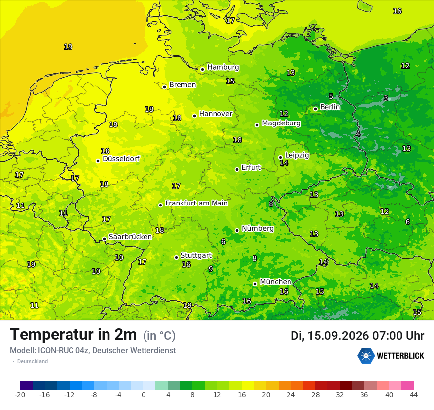 Wetterbild ICON-RUC