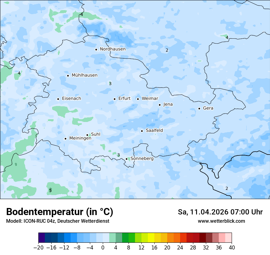 Modellkarte ICON-RUC – t_g – th