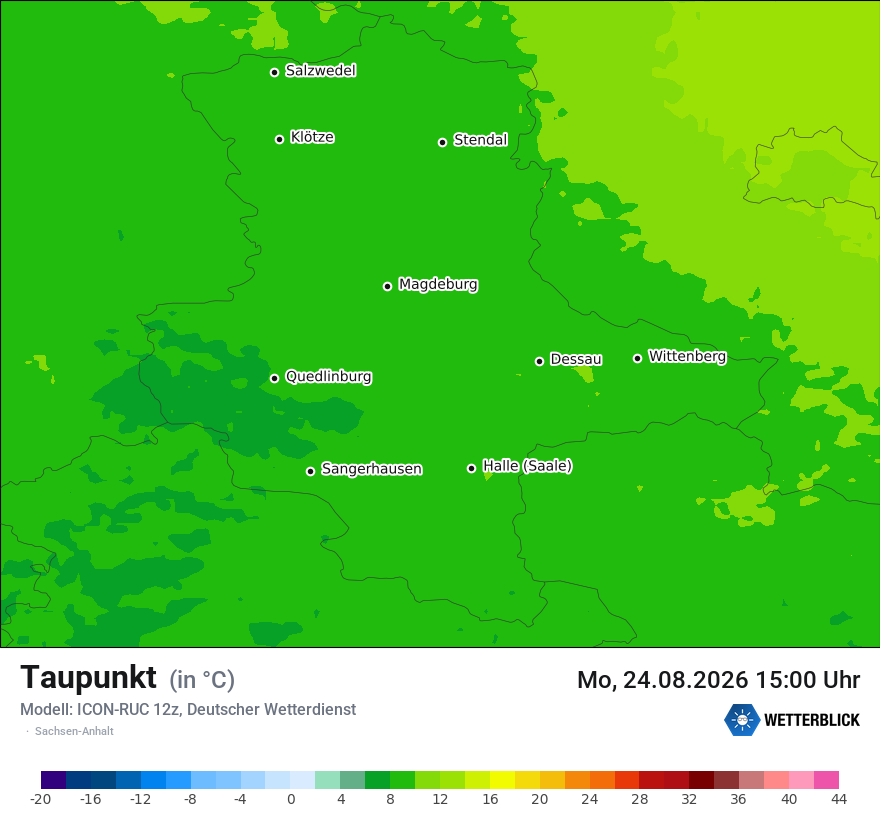 Modellkarte ICON-RUC – td – st