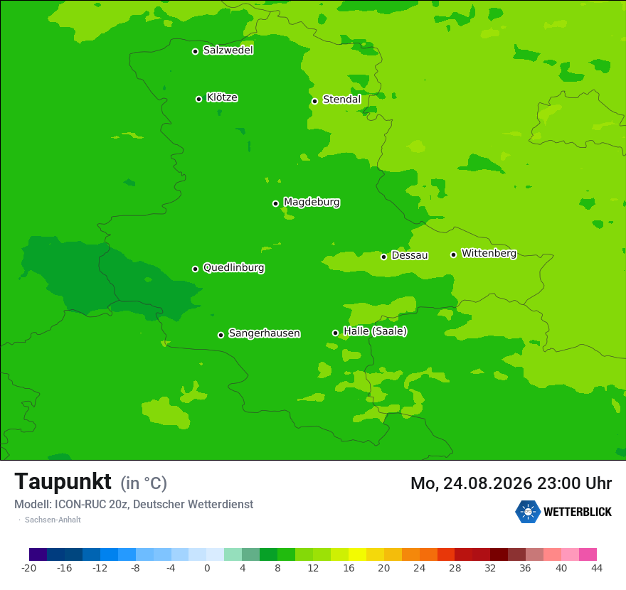 Modellkarte ICON-RUC – td – st