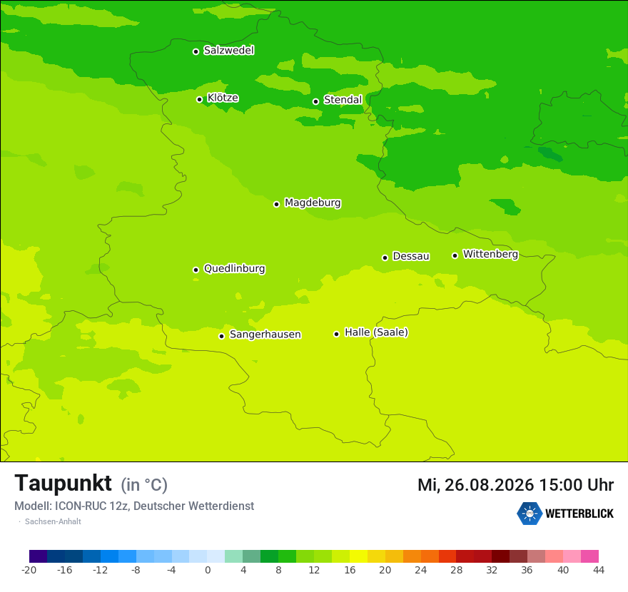 Modellkarte ICON-RUC – td – st