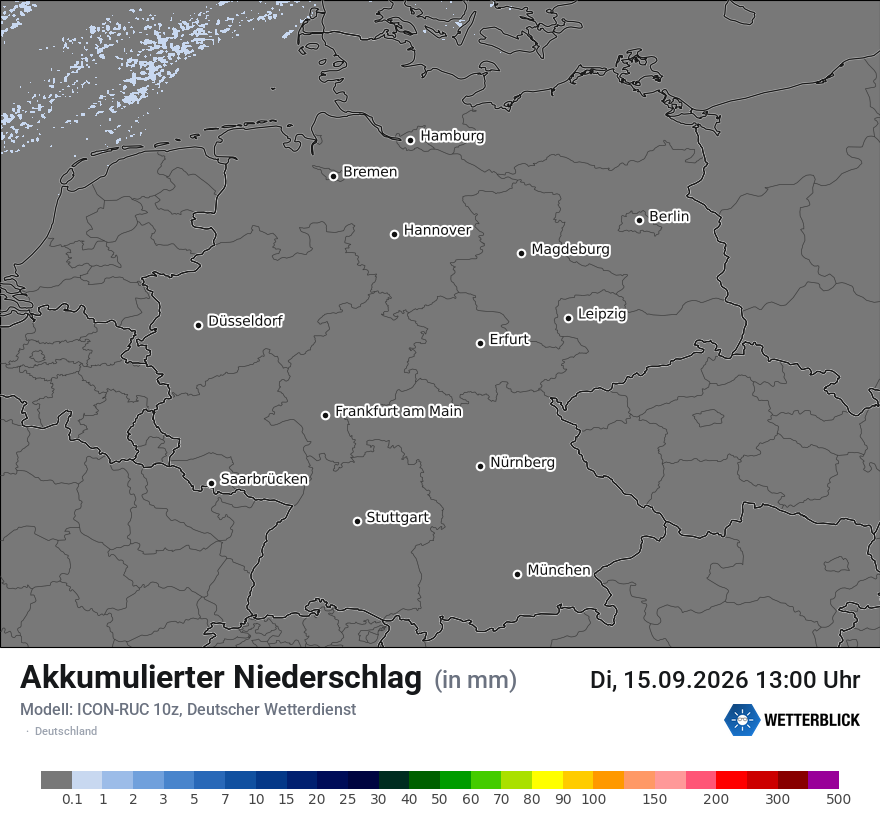 Modellkarte ICON-RUC – tot_prec – deutschland