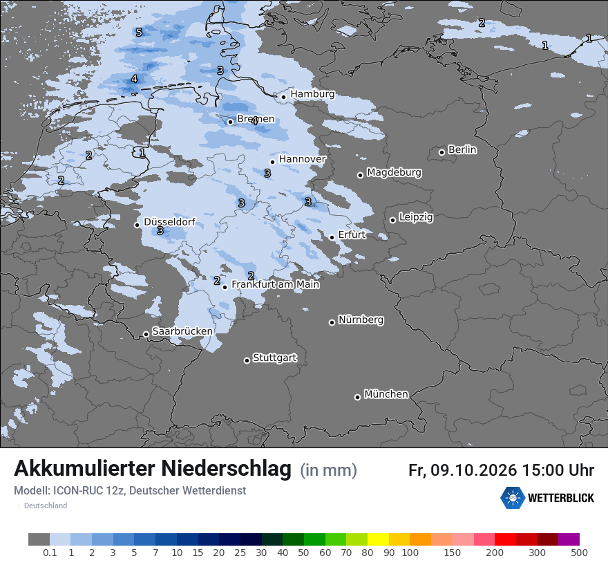 Modellkarte ICON-RUC – tot_prec – deutschland