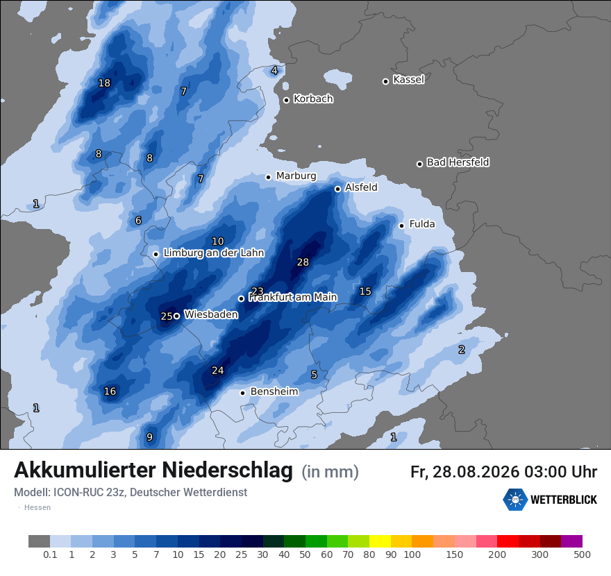 Modellkarte ICON-RUC – tot_prec – he
