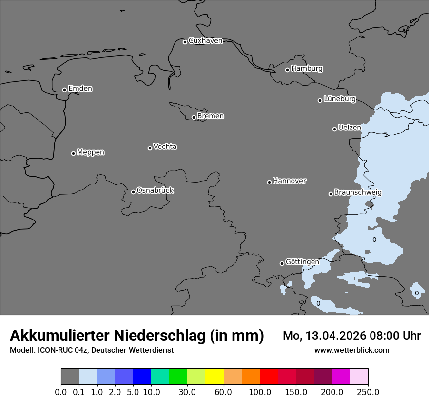 Modellkarte ICON-RUC – tot_prec – ni