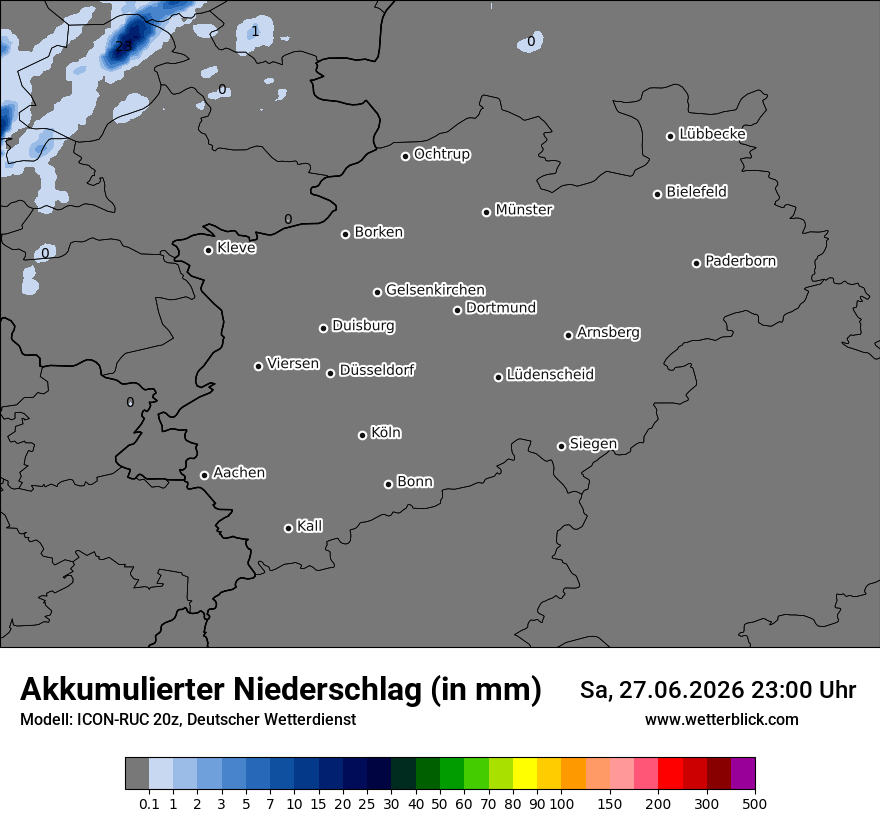 Modellkarte ICON-RUC – tot_prec – nrw