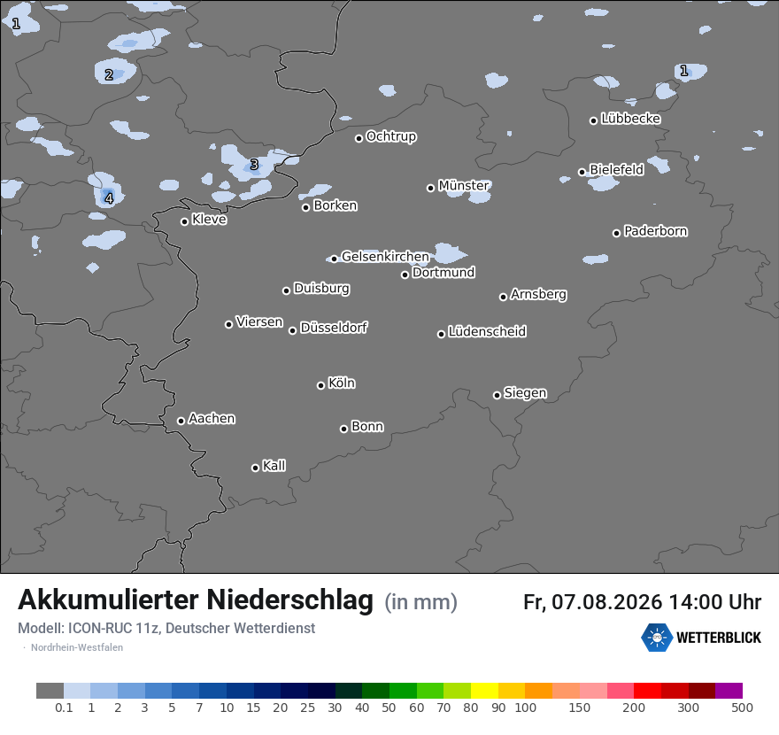 Modellkarte ICON-RUC – tot_prec – nrw