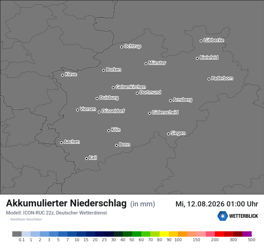Modellkarte ICON-RUC – tot_prec – nrw