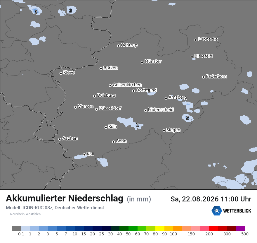 Modellkarte ICON-RUC – tot_prec – nrw