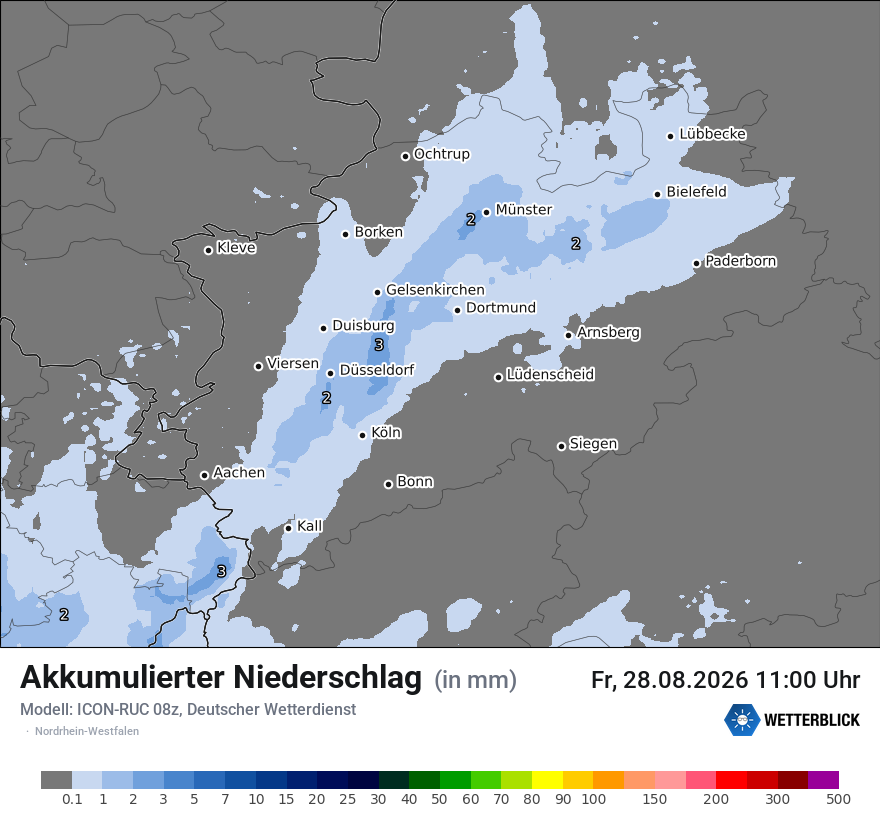Modellkarte ICON-RUC – tot_prec – nrw