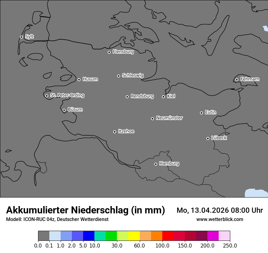 Modellkarte ICON-RUC – tot_prec – sh