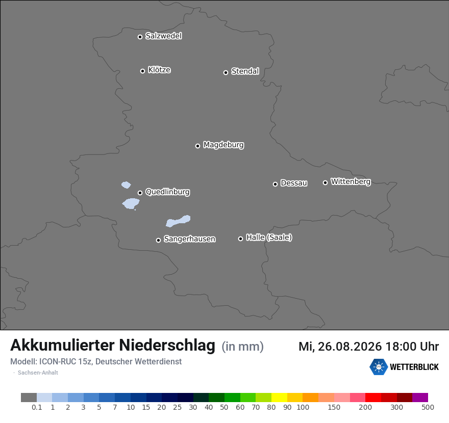 Modellkarte ICON-RUC – tot_prec – st