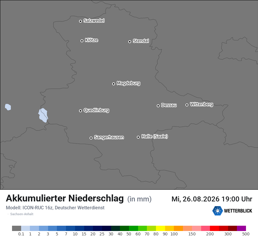Modellkarte ICON-RUC – tot_prec – st