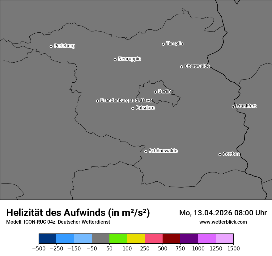 Modellkarte ICON-RUC – uh_max – bb