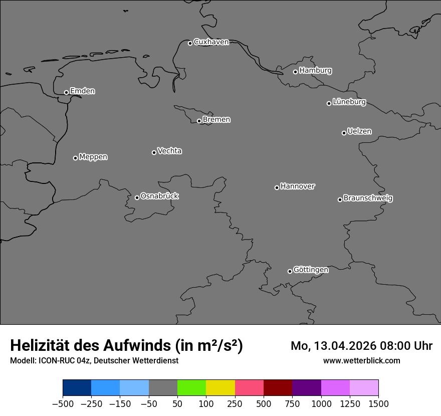 Modellkarte ICON-RUC – uh_max – ni