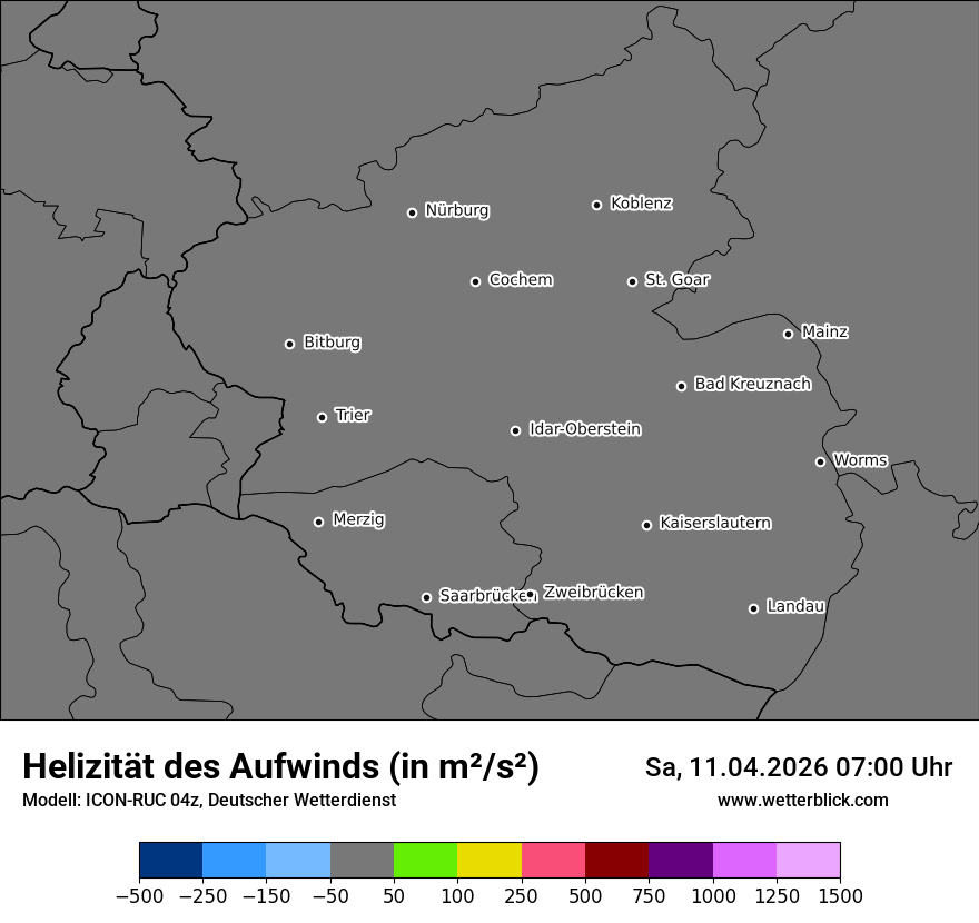 Modellkarte ICON-RUC – uh_max – rp