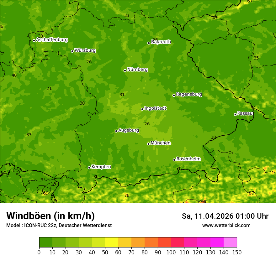 Modellkarte ICON-RUC – vmax – by