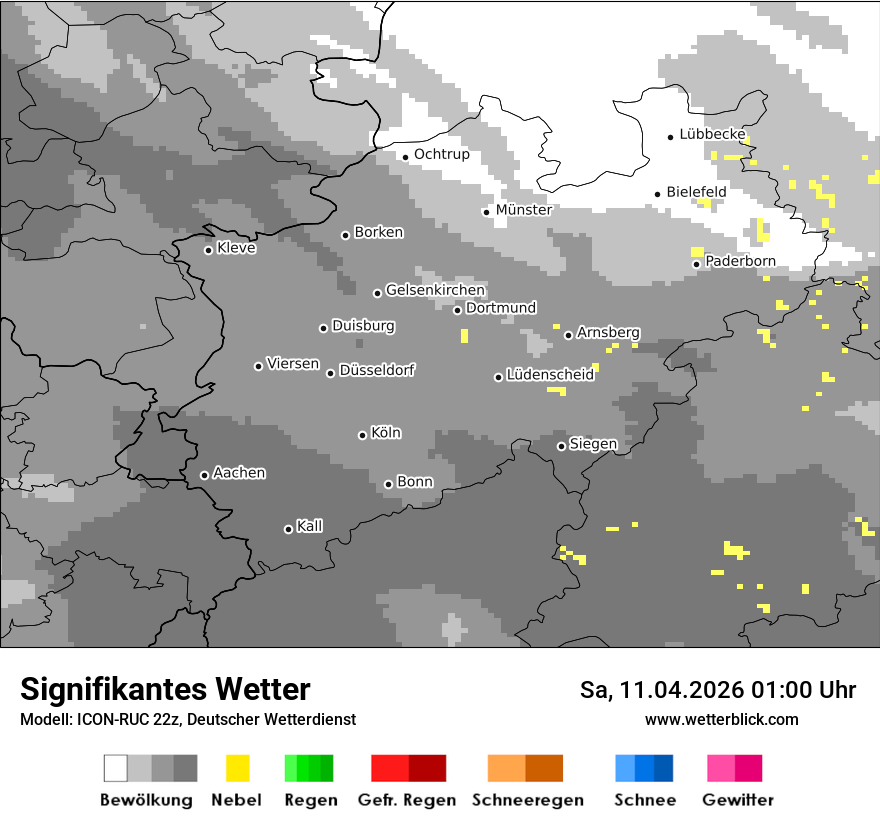 Modellkarte ICON-RUC – ww – nrw